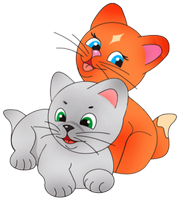 an kitty and his friend